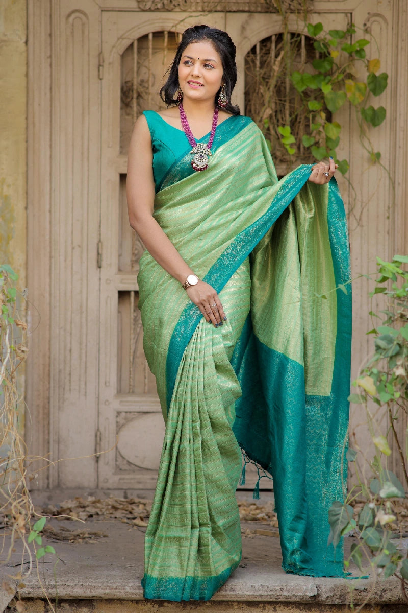 parrot lining designer saree for wedding