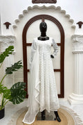 party wear long anarkali gown