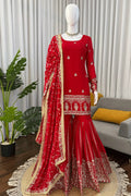 party wear sharara for karwa chauth