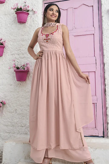 peach gown for girls