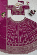 pink colour lehenga for wedding function