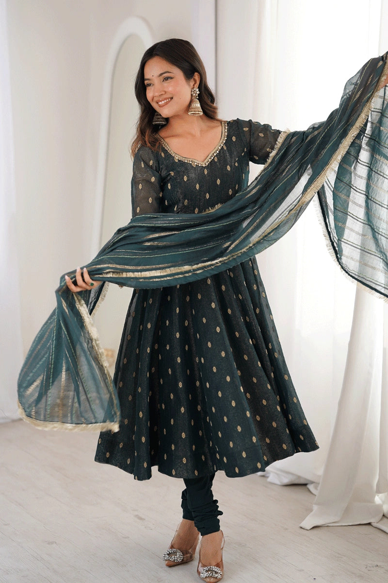 premium anarkali gown set