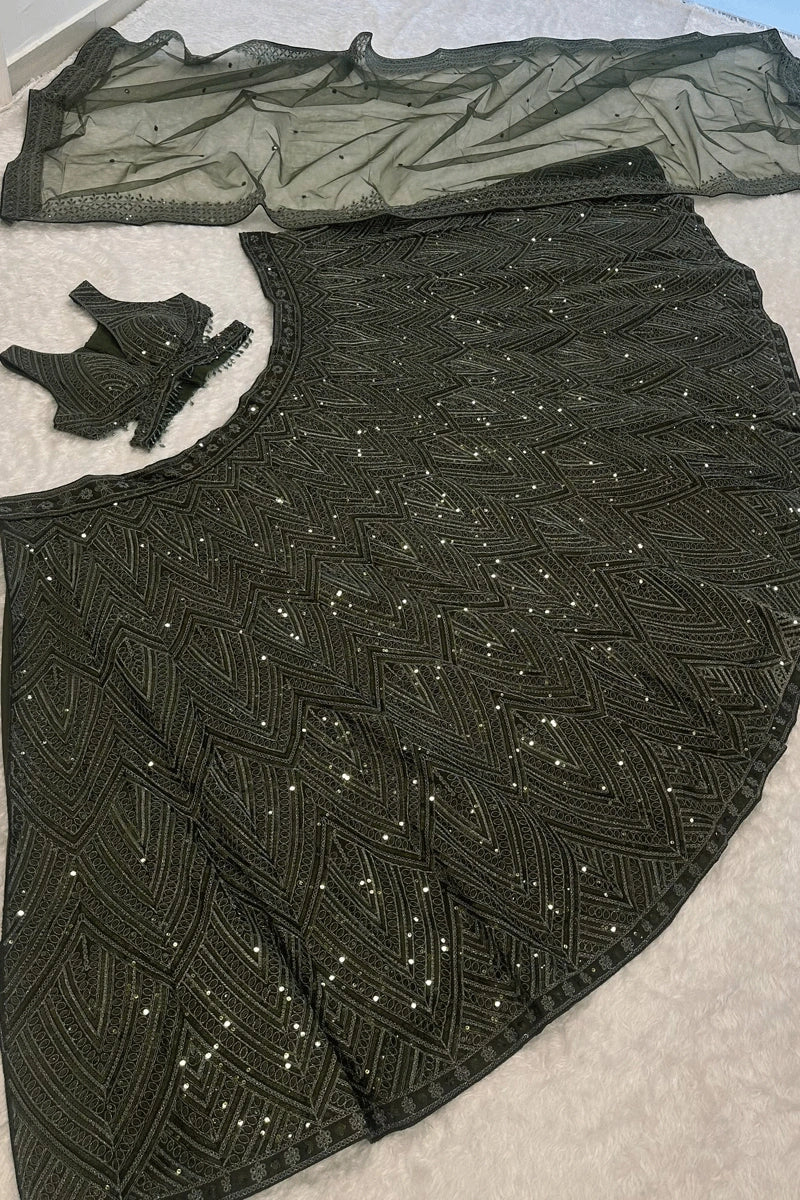 premium sequin lehenga set