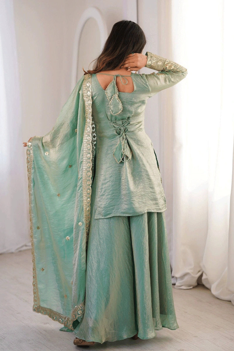 premium sharara palazzo set