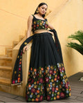 all black chaniya choli for navratri