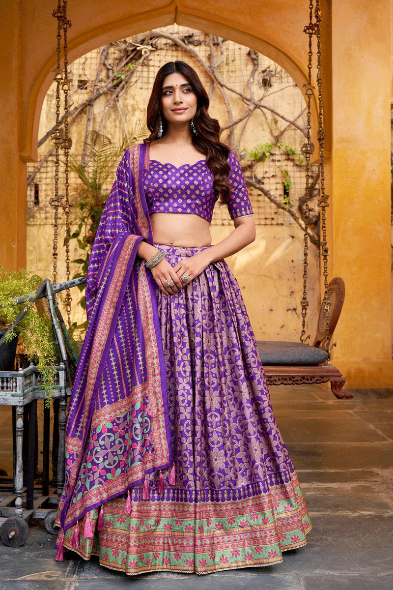 printed lehenga choli for wedding