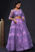 purple lehenga choli for wedding