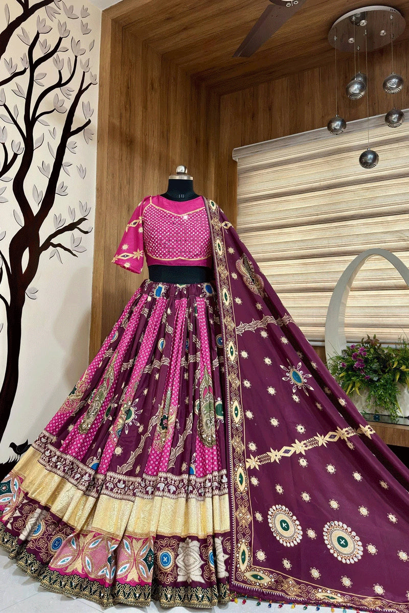rajasthani chaniya choli for navratri night 