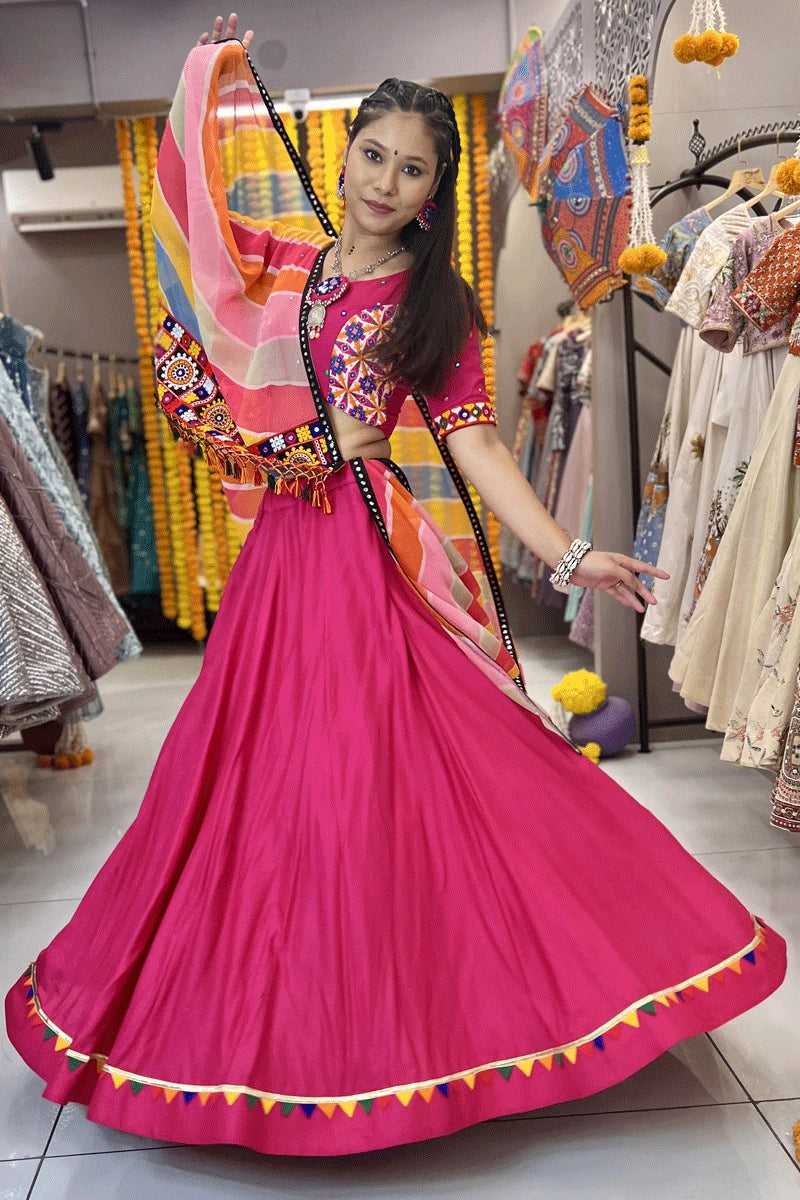 rani pink bridal lehenga