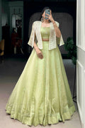 ready to wear lehenga choli with koti
