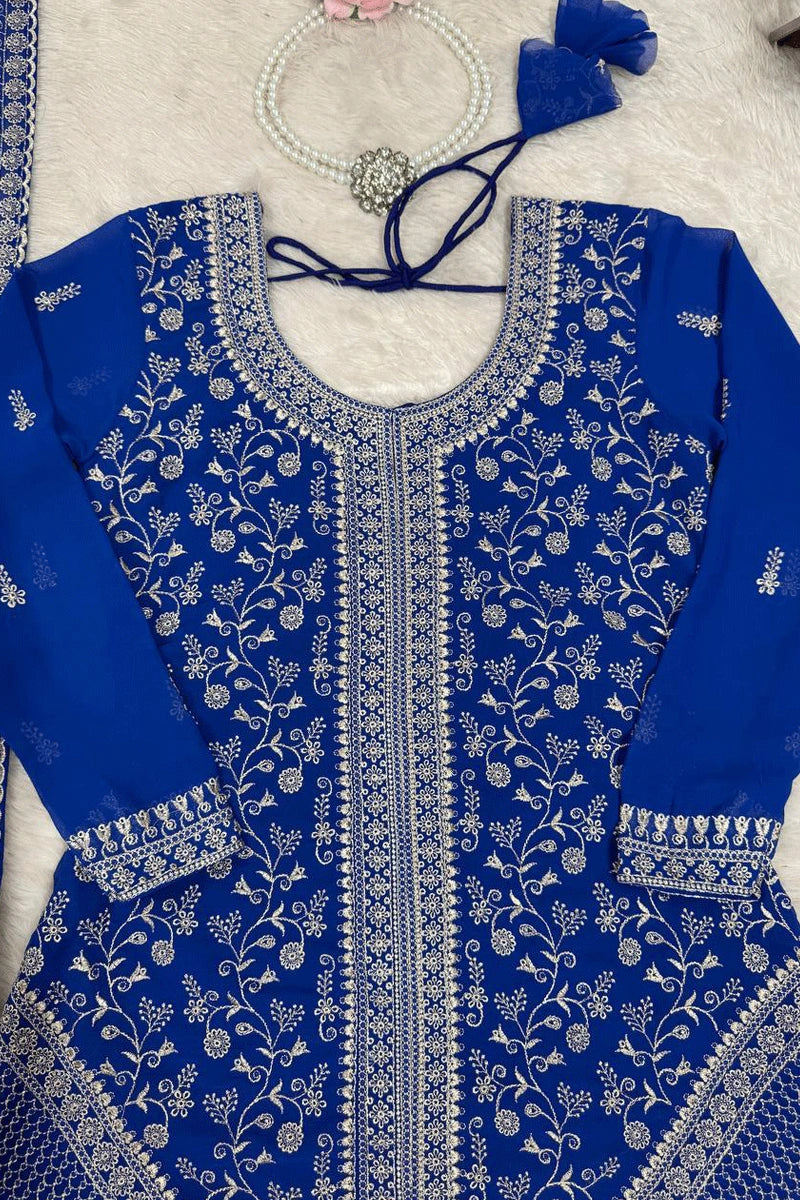 reception party wear palazzo suit