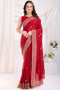 red saree for wedding