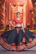 red chaniya choli for navratri