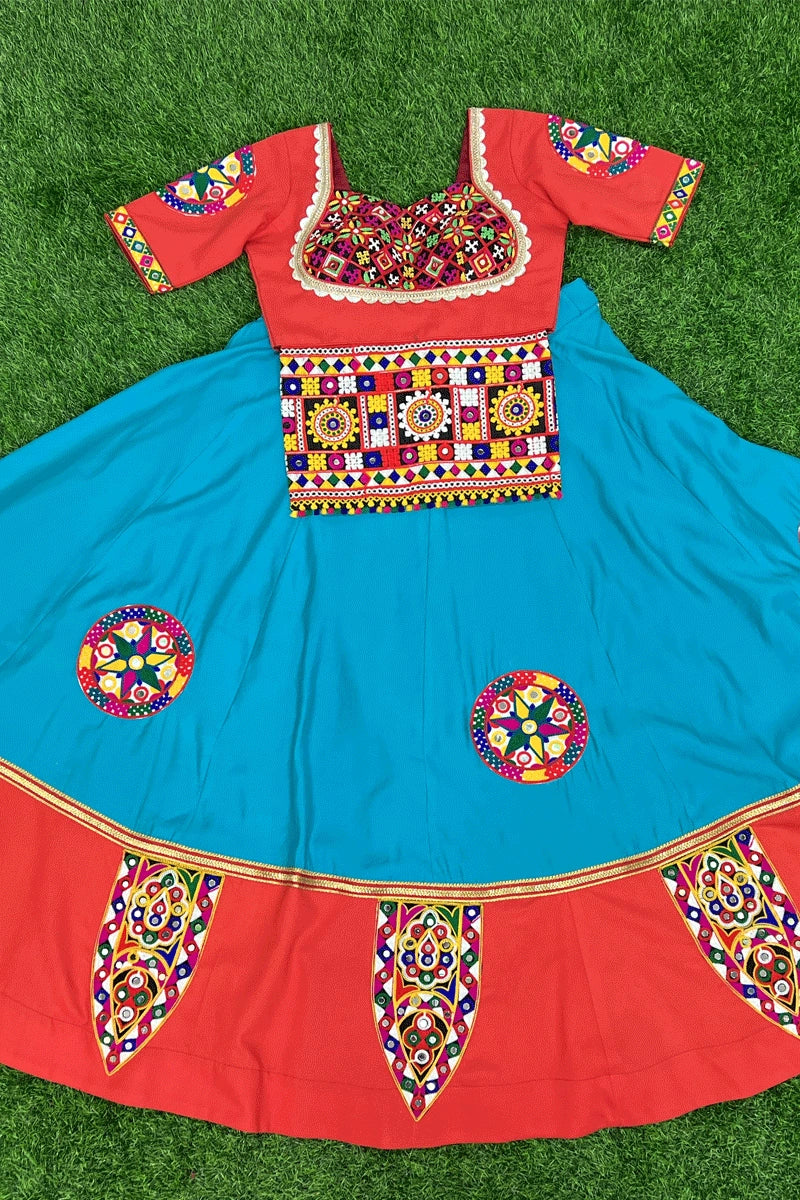 royal blue banarasi lehenga choli