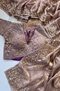 satin silk saree for party
