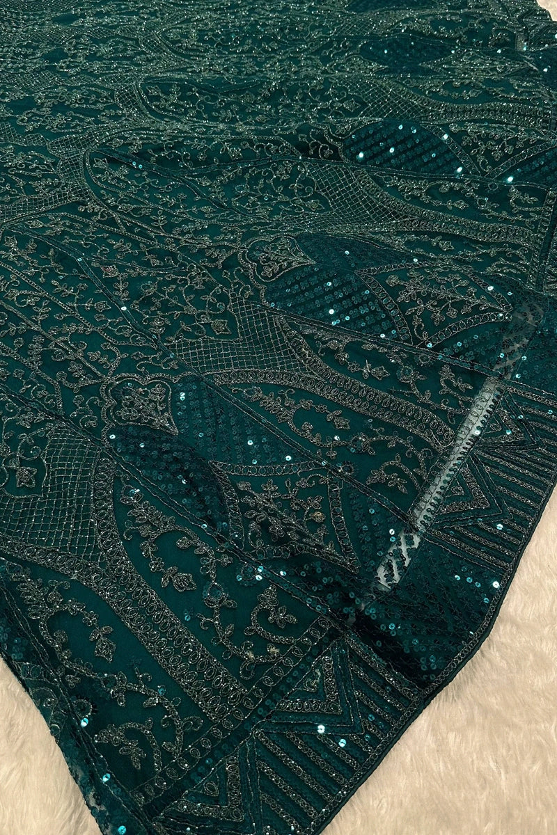 sequence work lehenga for reception
bridal sequin lehenga choli