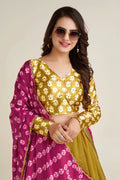 silk fabric blouse for yellow lehenga