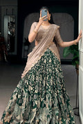 silk lehenga choli for reception