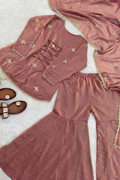 silk sharara suit for women