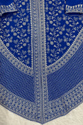 stylish blue palazzo dress