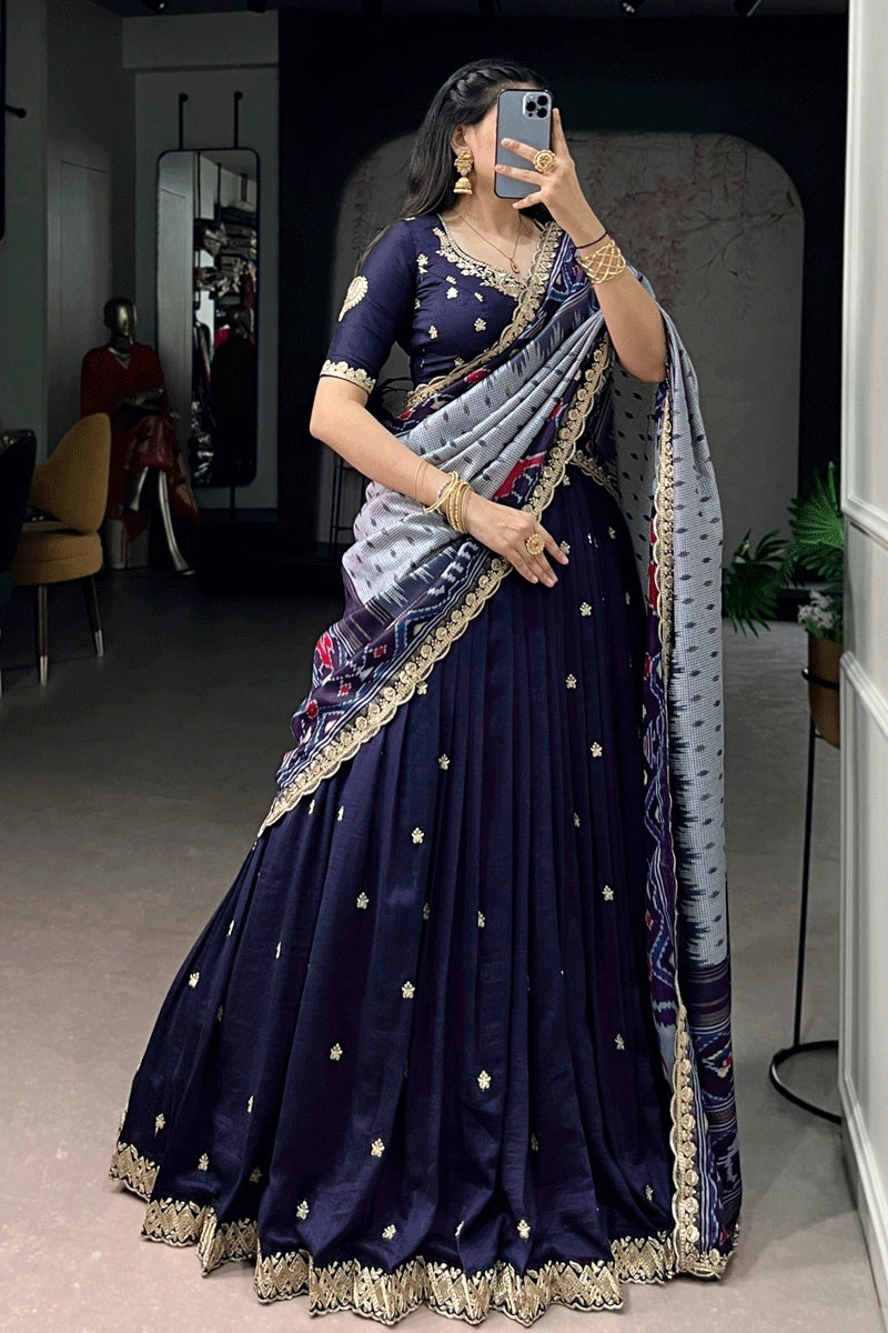stylish engagement lehenga choli