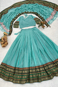 stylish half saree for girls