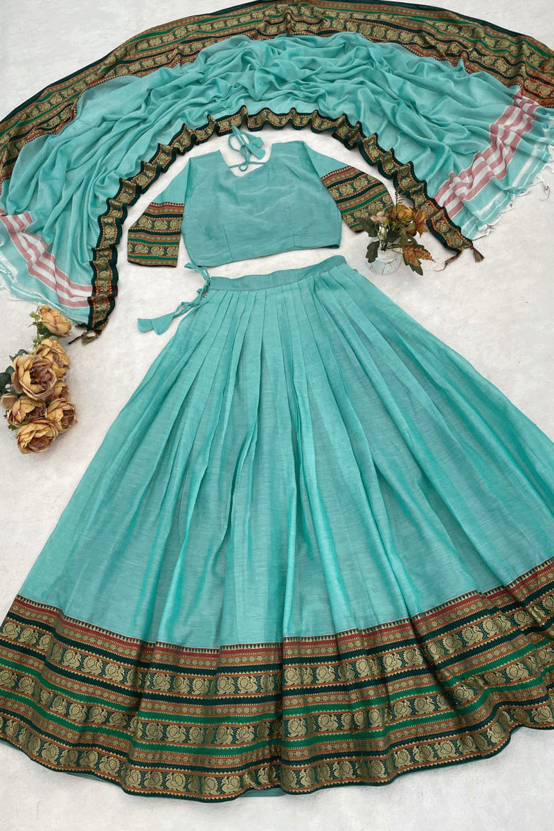 stylish half saree for girls
