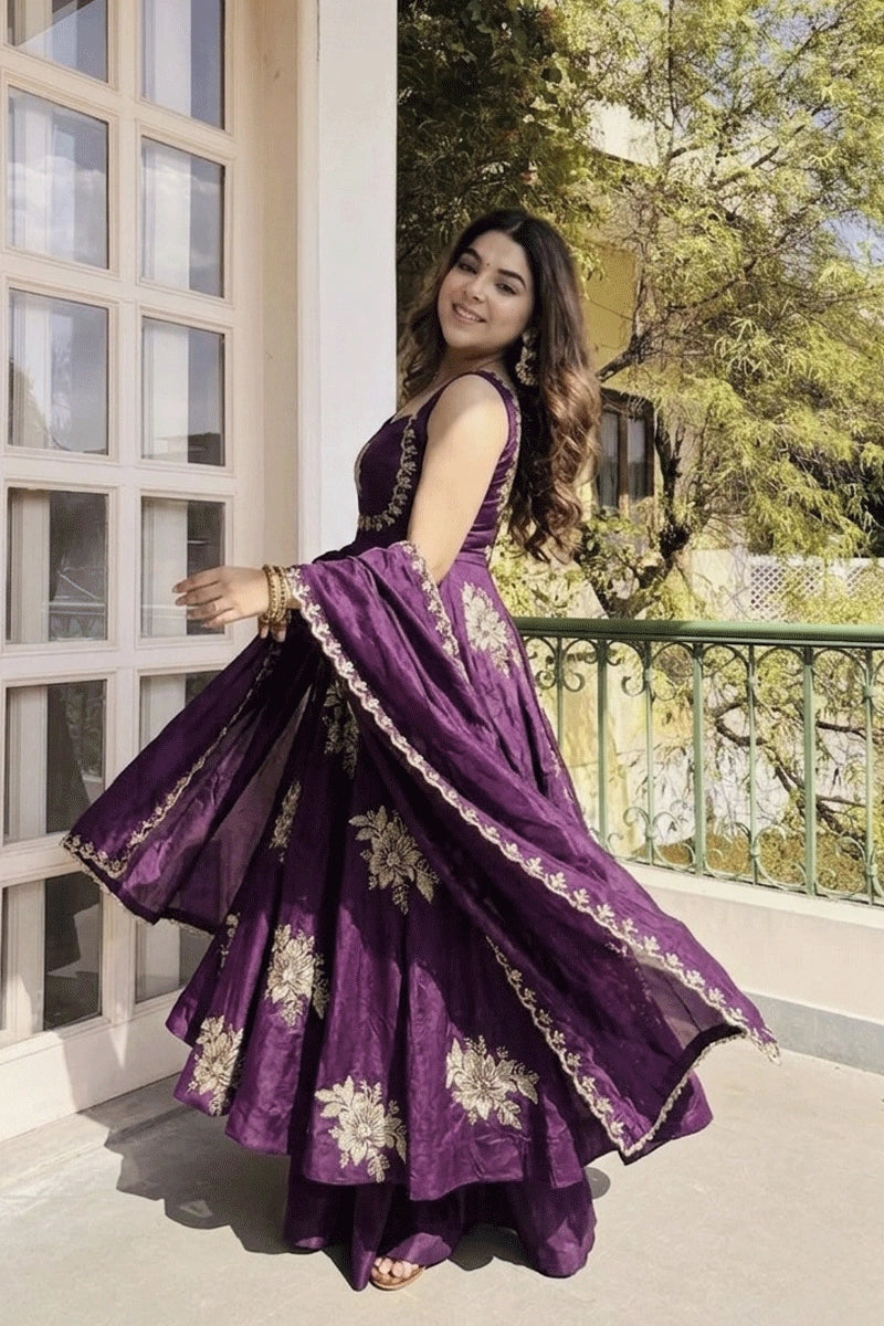 stylish long anarkali for girls