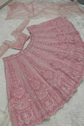 stylish pink lehenga for girls