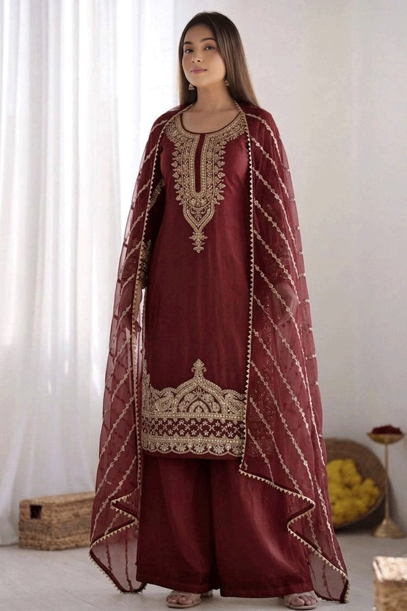 stylish plazzo outfit for girls