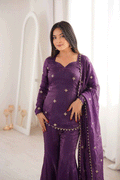 stylish sharara top outfit