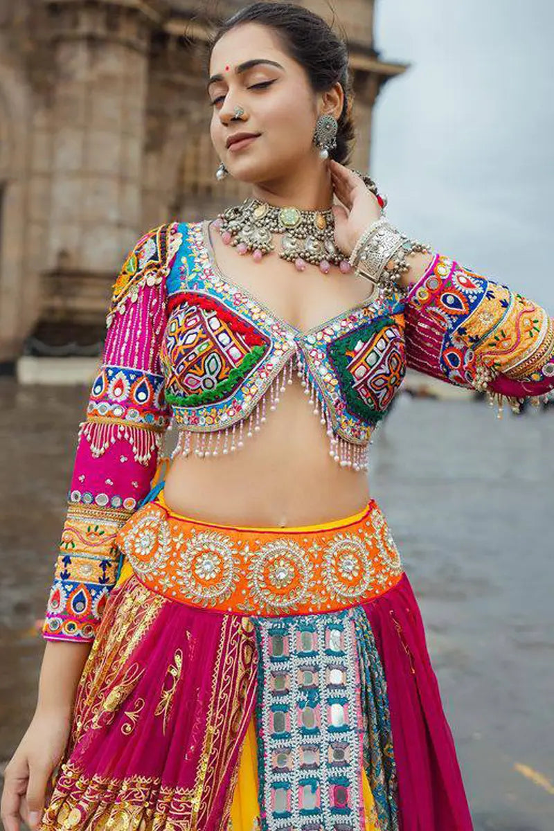 traditional chaniya choli for navratri