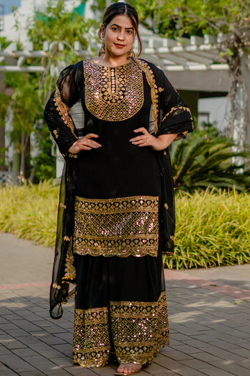 traditional punjabi sharara suits