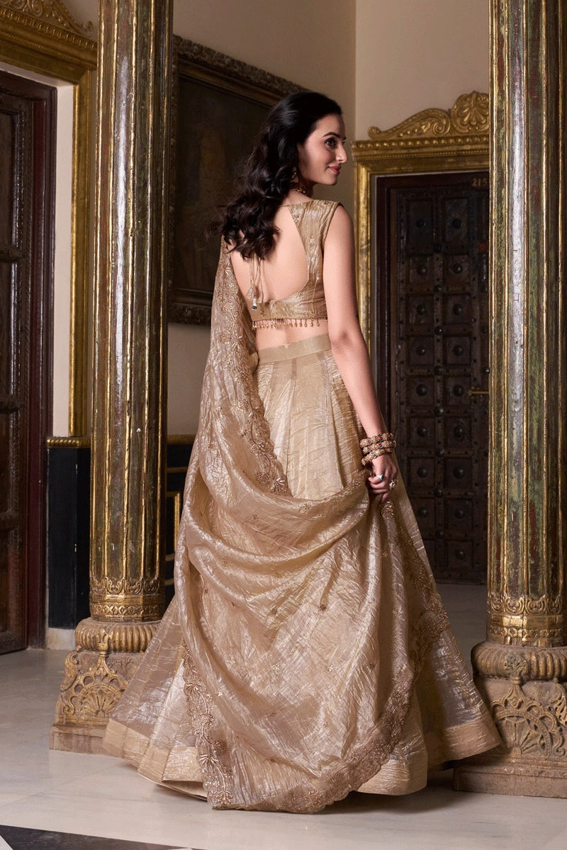 traditional embroidery lehenga choli