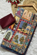 traditional gujarati style saree
