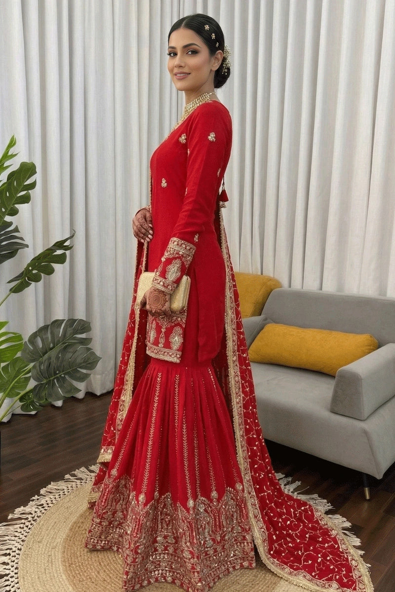 karwa chauth special sharara suit