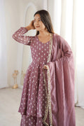 traditional pooja sharara outfit
