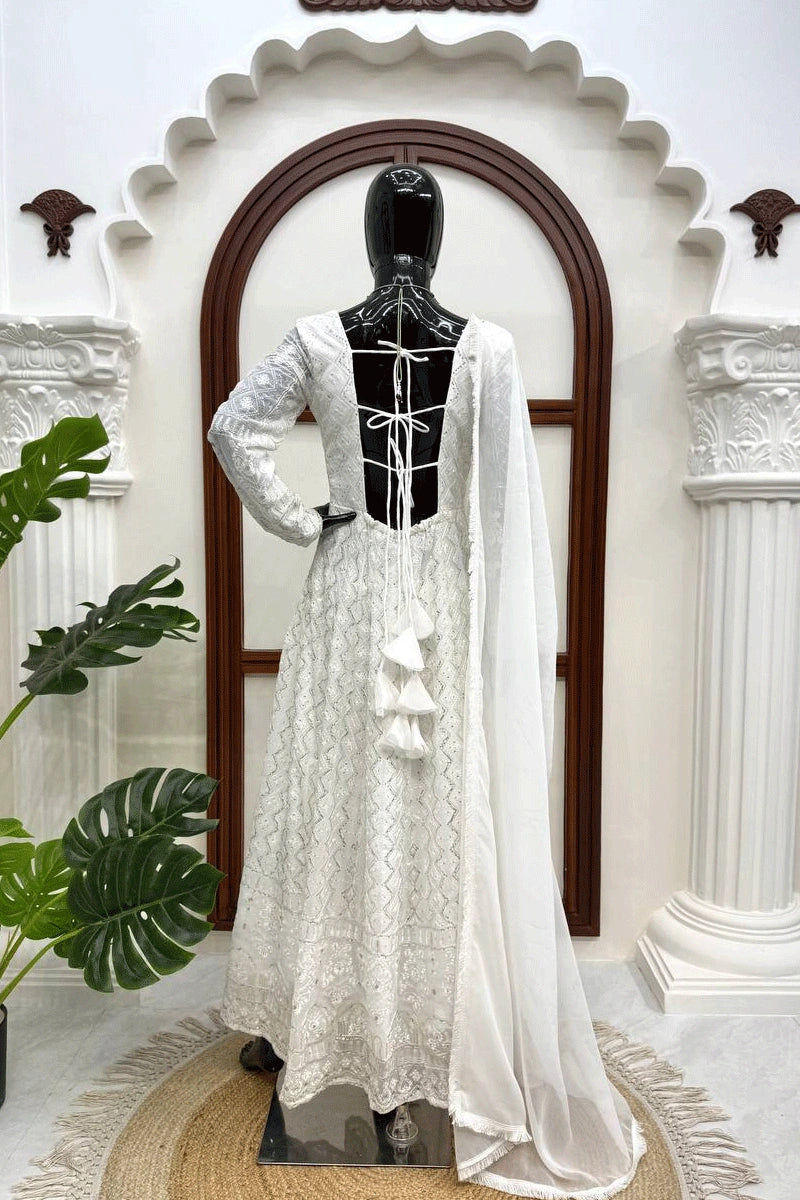 traditional pooja wear anarkali