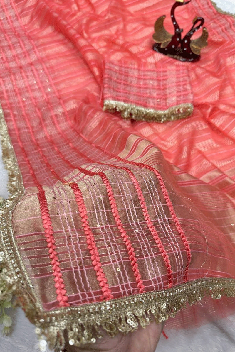 traditional tissue silk saree