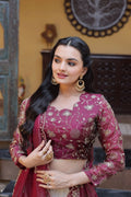 trendy sequence work lehenga design