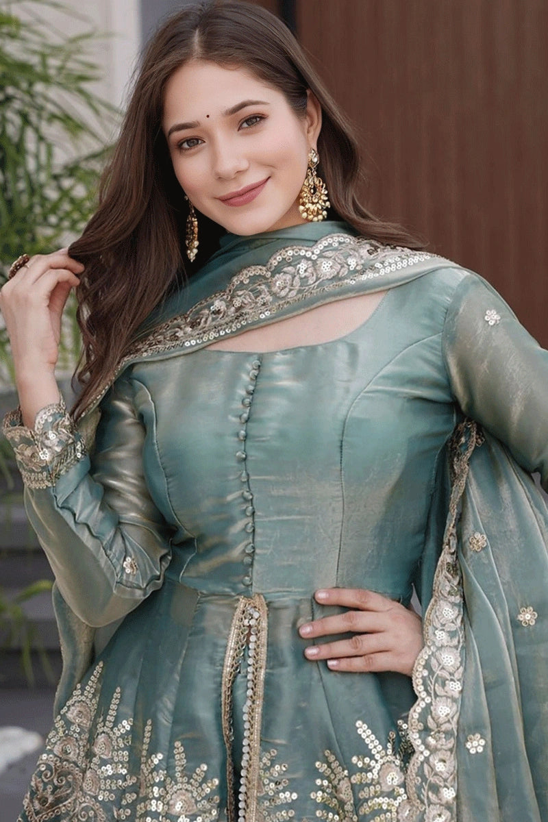 designer embroidery work dress