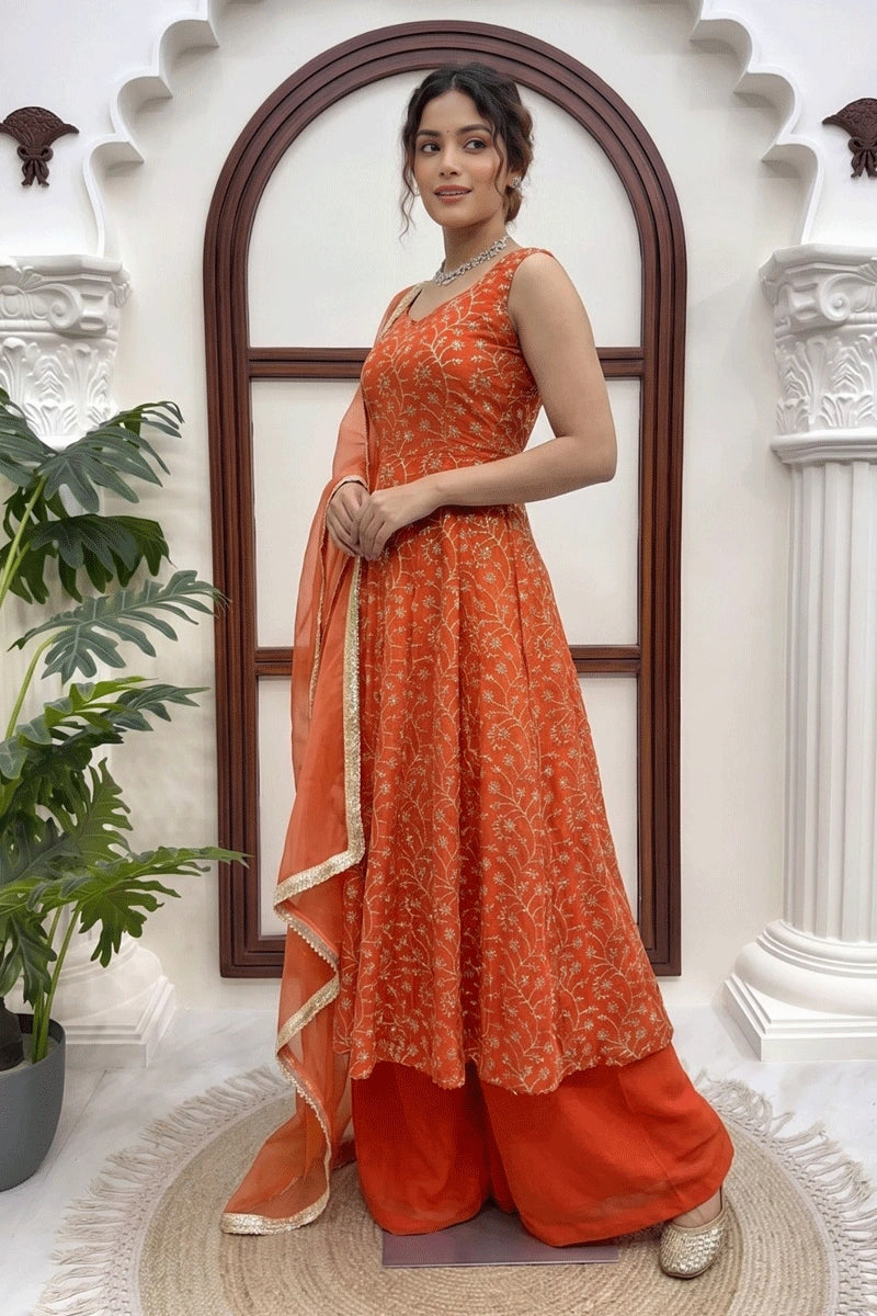 plazzo dress for teenage girl