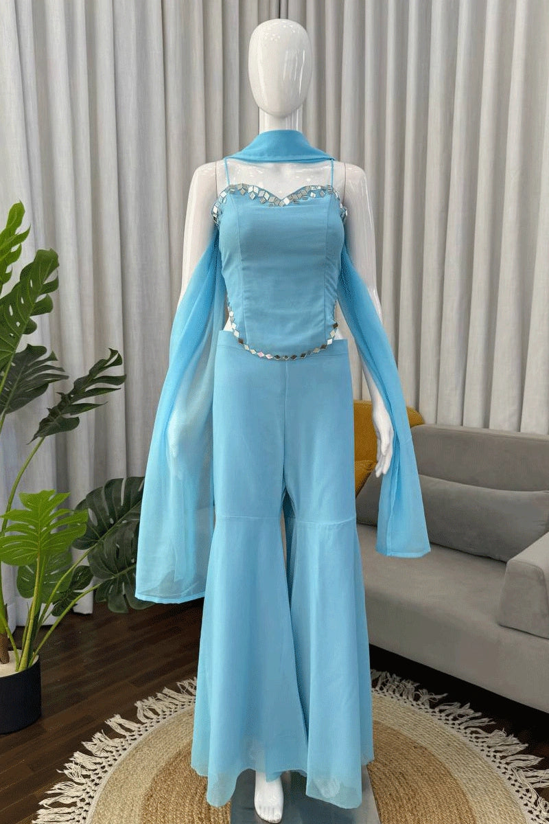 wedding function sharara suit