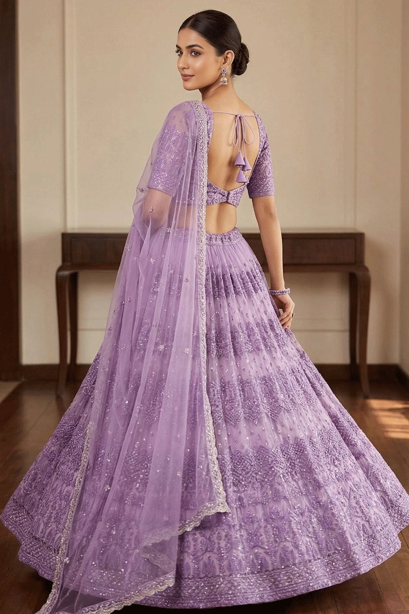 wedding function zari lehenga