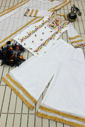 white sharara for raksha bandhan