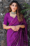 wine color saree