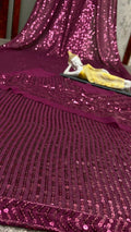 wine colour cocktail saree online