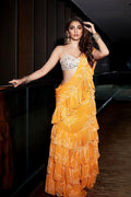 yellow saree for haldi