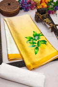 yellow saree for farewell party