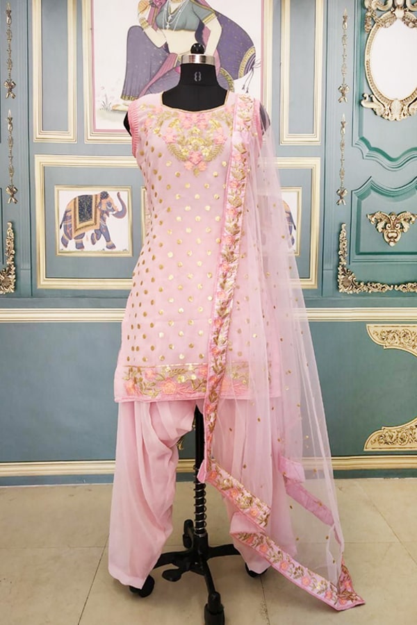 Disha patani pink Punjabi suit Dress 2021